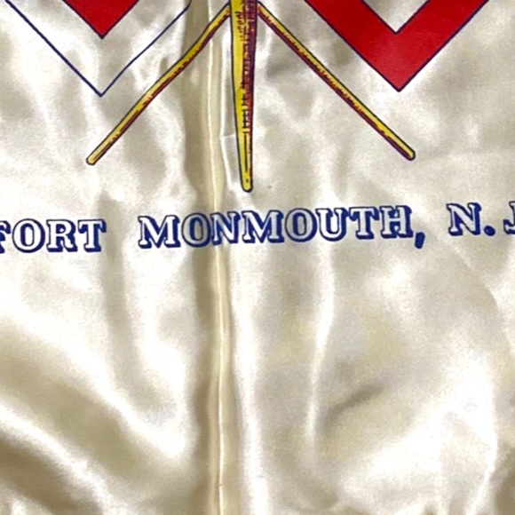 Vintage U.S. Army Signal Corps Fort Monmouth New Jersey Pillow Case Sham - Picture 11 of 14